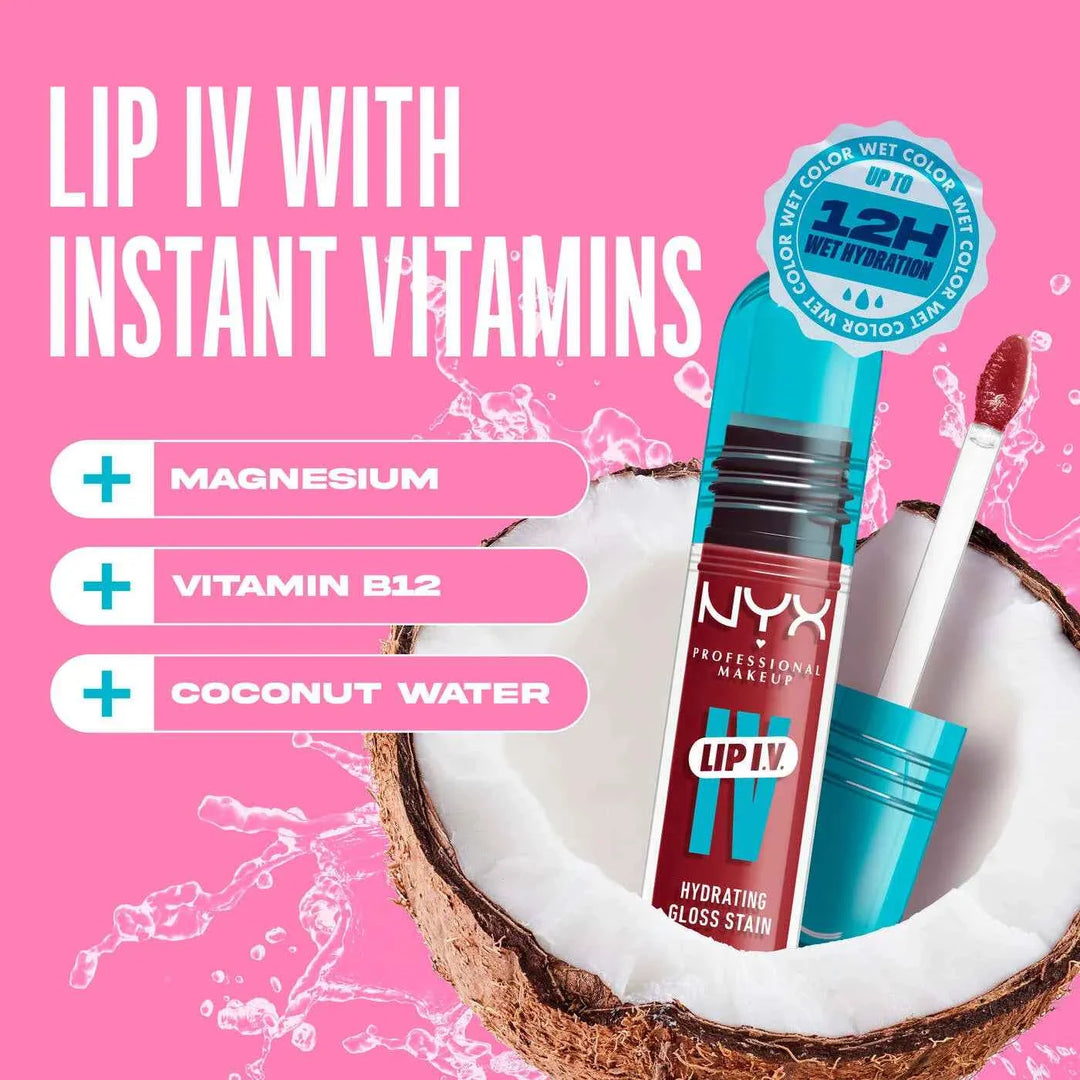 nyx Lip I.V. Hydrating Lip Gloss Stain