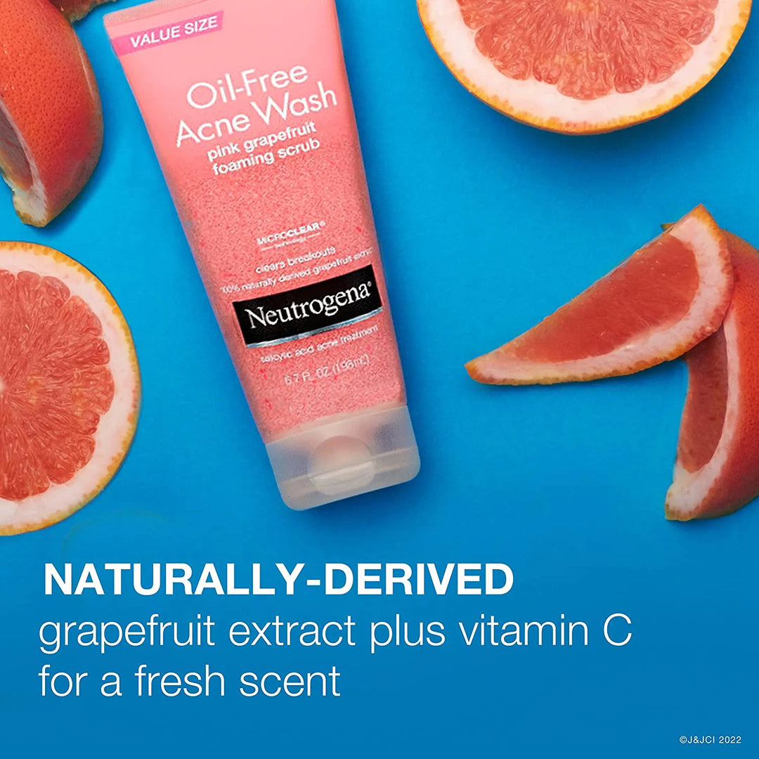 Neutrogena Oil-Free Acne Wash Pink Grapefruit Foaming