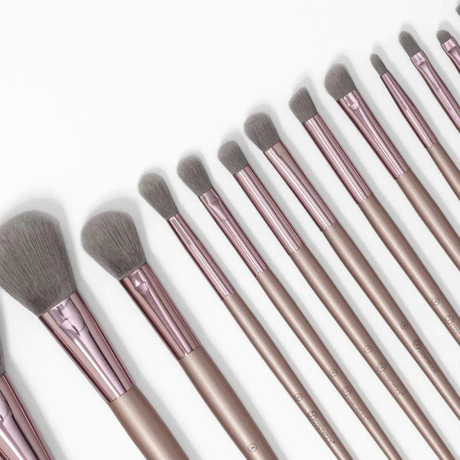 BH Cosmetics Lavish Elegance 15 Pieces Brush Set (With Pouch)