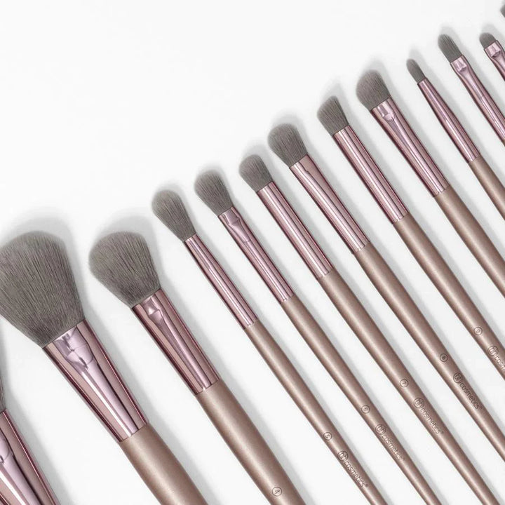 BH Cosmetics Lavish Elegance 15 Pieces Brush Set (With Pouch)