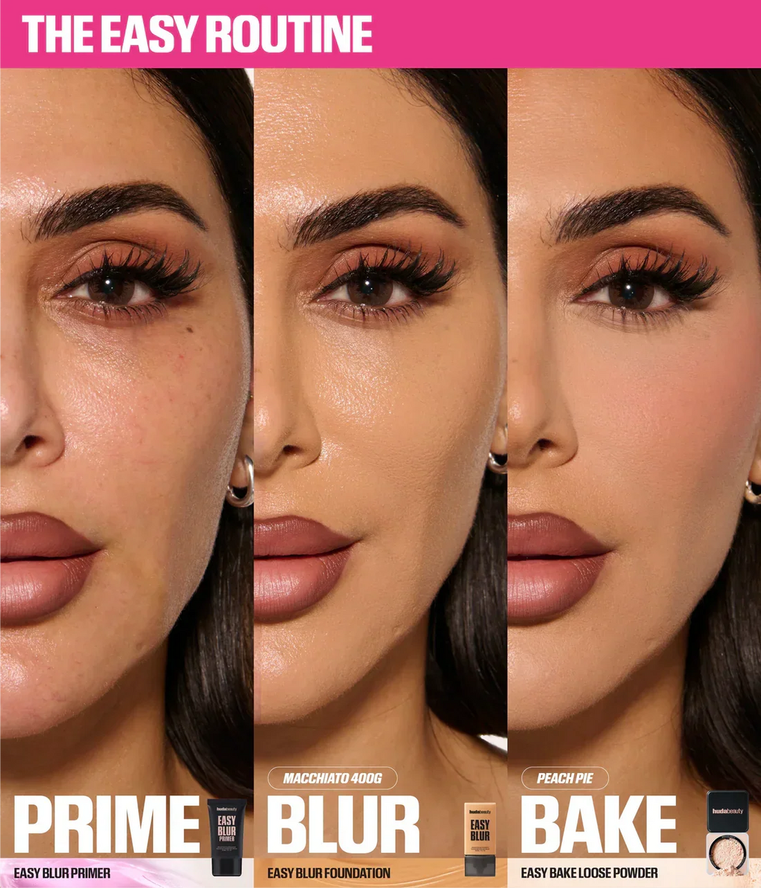 hudabeauty EASY BLUR SILICONE-FREE SMOOTHING & PORE-MINIMIZING PRIMER