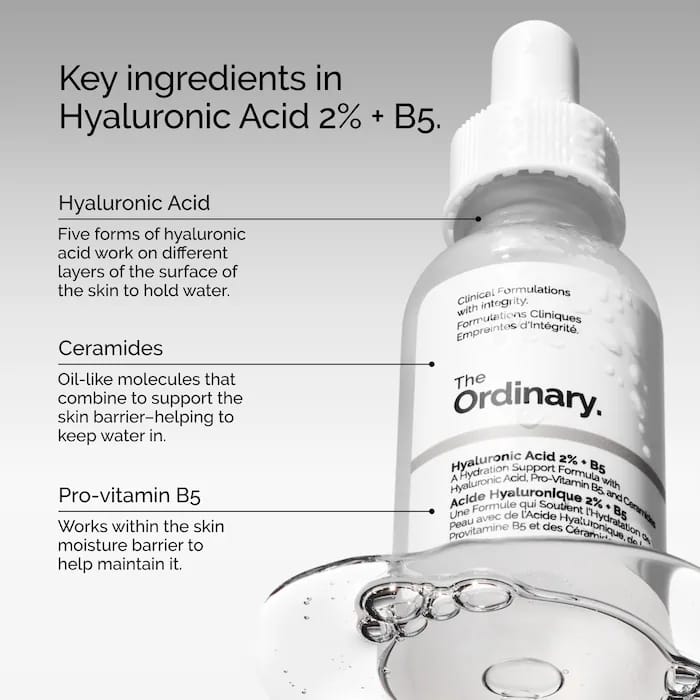 THE ORDINARY HYALURONIC ACID 2% + B5 SERUM 60 ML